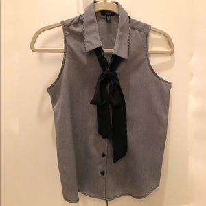 Jacob striped sleeveless blouse